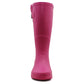 Womens Adjustable Calf Wellies Pink Waterproof Festival Rain Boot Dog Walking Mud Wellington Boots