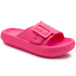 Womens Cloud Sliders Lightweight EVA Slippers Ladies Platform Sole Adjustable Fashion Slides Slip On Beach Pool Chunky Flip Flops