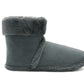Mens Ankle Slipper Boots Warm Faux Fur Lined Winter Booties Lightweight Cosy Plush Fur Indoor House Shoes