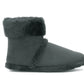 Mens Ankle Slipper Boots Warm Faux Fur Lined Winter Booties Lightweight Cosy Plush Fur Indoor House Shoes