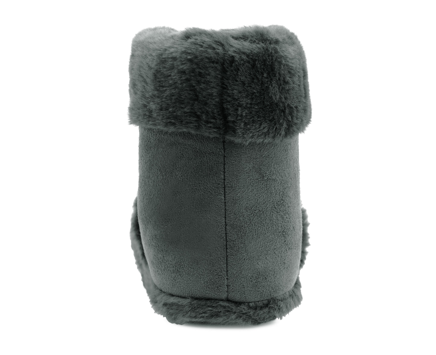 Mens Ankle Slipper Boots Warm Faux Fur Lined Winter Booties Lightweight Cosy Plush Fur Indoor House Shoes