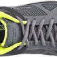 Skechers Men's Track Bucolo Trainers Oxford 52630 Memory Foam Lightweight Sneakers Grey Lime