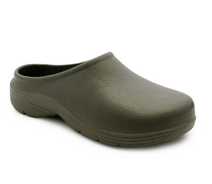 Mens Garden Clogs Green Lightweight Slip On Waterproof EVA Beach Shoes Backless Indoor Slipper Kitchen Mules Poolside Sandal Water Shoes