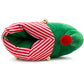 Kids Elf Slippers Unisex Christmas Novelty Jingle Bells Boys Girls Plush Slippers Slip On Fun Festive Costume House Shoes