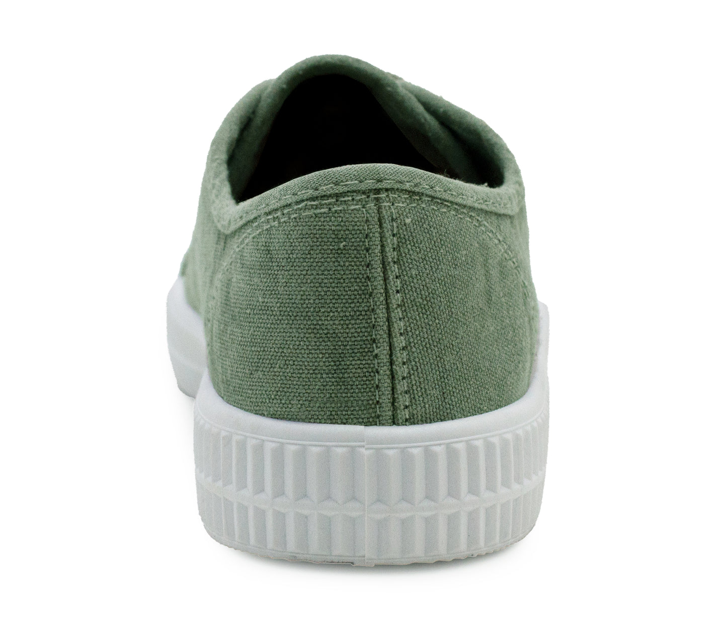 Womens Canvas Green Lace Up Trainers Flat Sole Baseball Sneakers Ladies Flat Low Top Fashion Trainer Pumps
