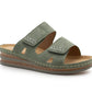 Womens Wedge Sandals Slip On Touch Fasten Backless Fashion Slides Ladies Lightweight Summer Beach Casual Shoes