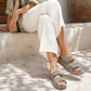 Womens Wedge Sandals Slip On Touch Fasten Backless Fashion Slides Ladies Lightweight Summer Beach Casual Shoes