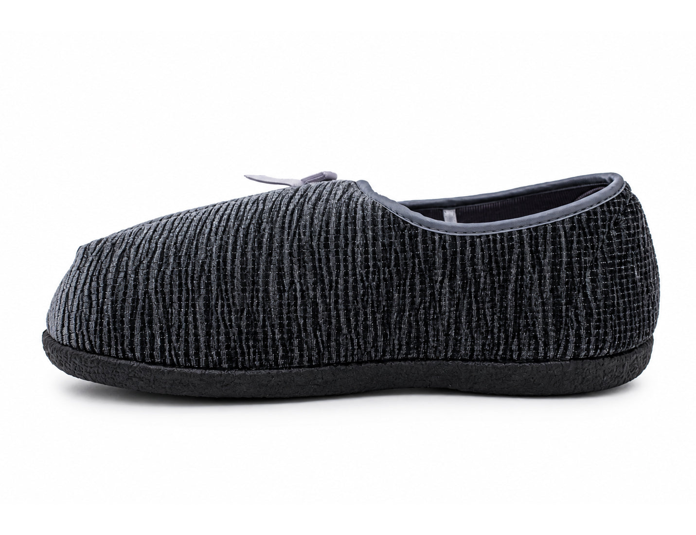 Womens EE Wide Fit Slippers Memory Foam Wide Opening Adjustable Ladies Touch Fasten House Shoes