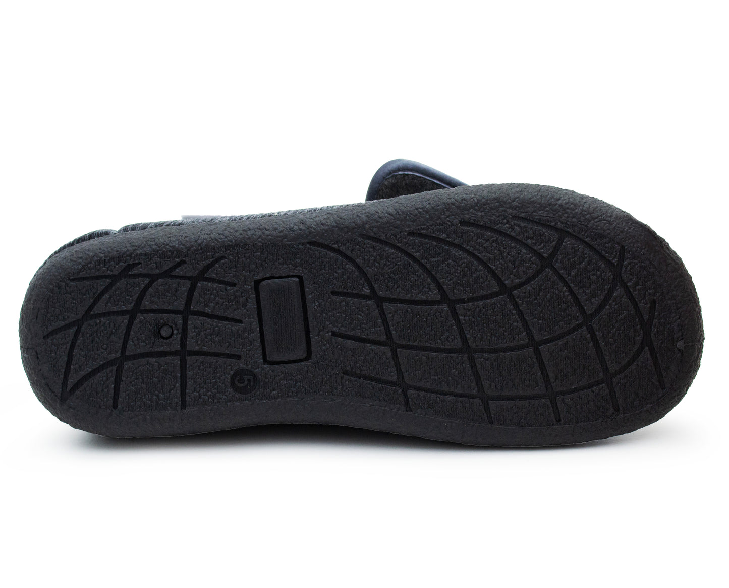 Womens EE Wide Fit Slippers Memory Foam Wide Opening Adjustable Ladies Touch Fasten House Shoes