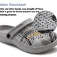 Womens Clogs Lightweight Breathable Grey Multi EVA Beach Summer Mules Sandals Ladies Garden Clog Hospital Shower Pool Shoes