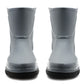 Mens Short Ankle Boot Grey Wellies Waterproof Mid Calf Slip On Rain Boot Snow Farm Gardening Outdoor Festival Wellington Boots