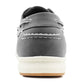 Mens Lace Up Grey Boat Shoes Casual Flat Deck Smart Trainers Shoes