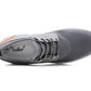 Mens Grey Breathable Slip On Trainers Lace Up Casual Flat Sports Fashion