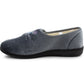Womens Velour Slippers Faux Fur Lined Ladies Winter Wide Opening Diabetic Orthopaedic House Shoes