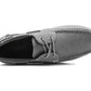 Mens Lace Up Grey Boat Shoes Casual Flat Deck Smart Trainers Shoes