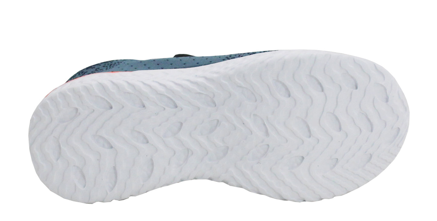 Girls Youth Kids Super Lightweight Memory Foam EVA Twin Touch Fasten Strap Casual Active Sports Trainers
