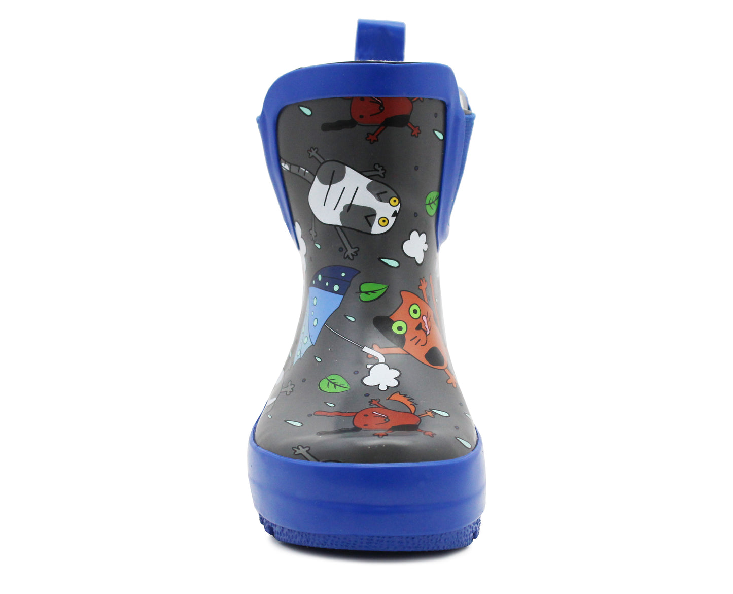 Boys Kids Wellington Boots Toddlers Infant Ankle Boot Wellies Elastic Waterproof Puddle Rain Boots