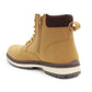 Mens Ankle Boots Faux Leather Smart Casual Lace Up Side Zip Padded Ankle Collar Fashion Combat Boots