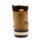 Mens Ankle Boots Faux Leather Smart Casual Lace Up Side Zip Padded Ankle Collar Fashion Combat Boots
