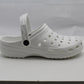 Womens Clogs Lightweight White EVA Breathable Beach Summer Sandals Ladies Garden Hospital Shower Pool Shoes