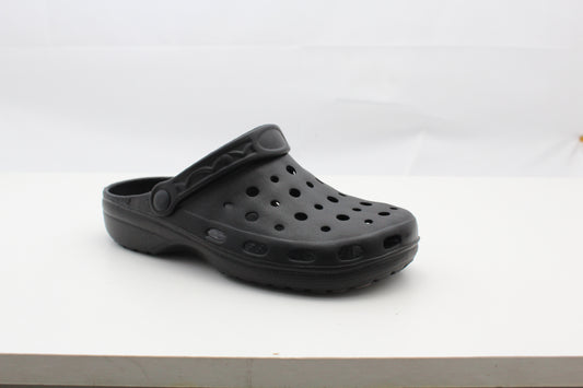 Womens Clogs Lightweight Black EVA Breathable Beach Summer Sandals Ladies Garden Hospital Shower Pool Shoes