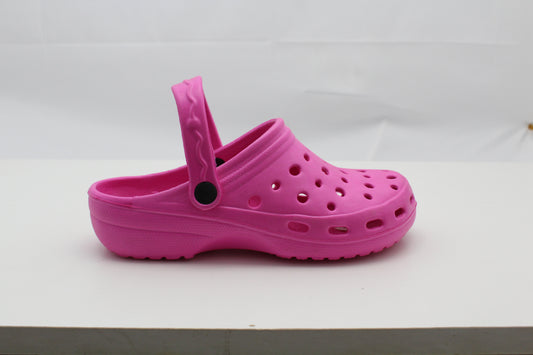 Womens Clogs Lightweight Fuchsia Pink EVA Breathable Beach Summer Sandals Ladies Garden Hospital Shower Pool Shoes