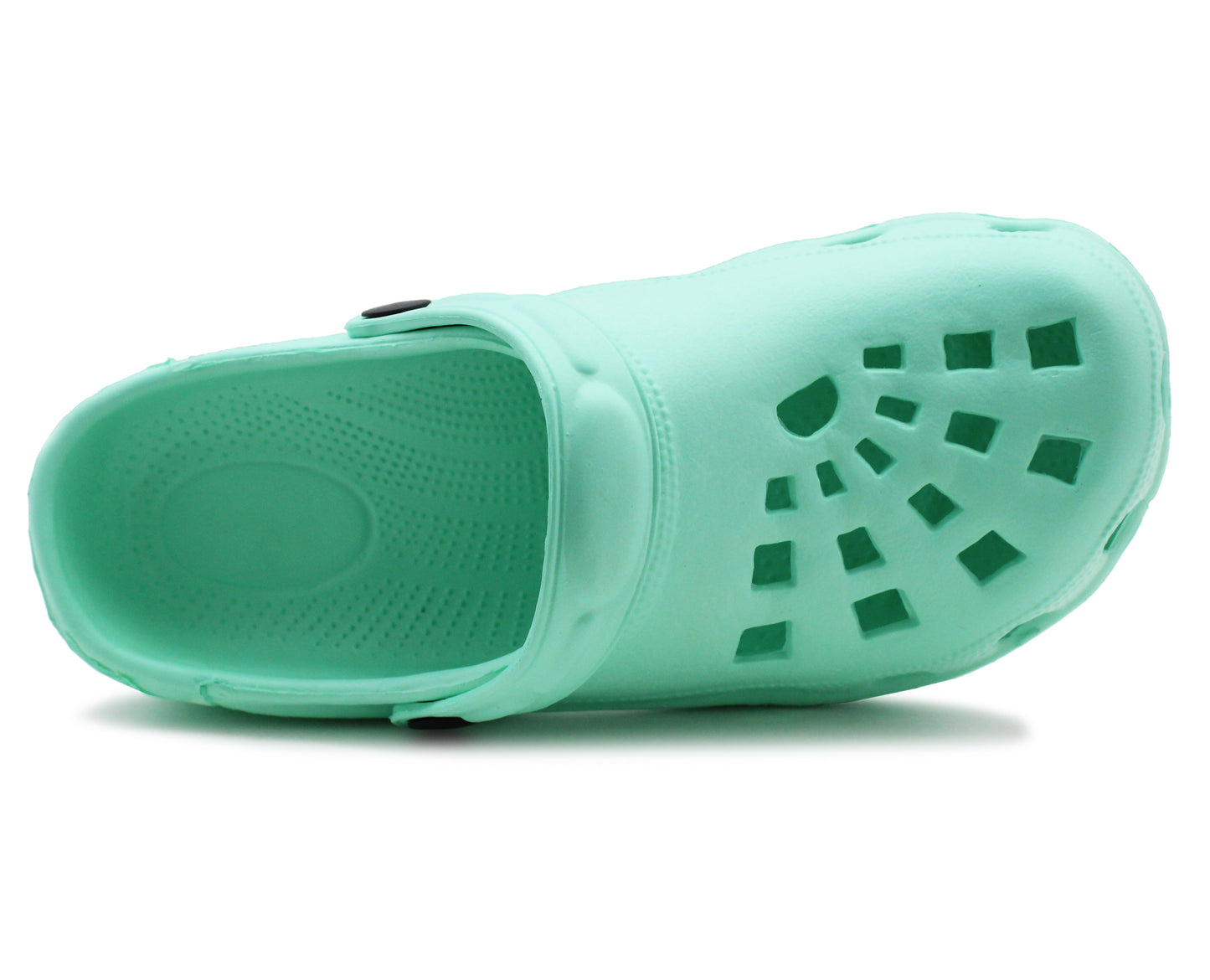 Womens Lightweight Mint Green EVA Clogs Slip On Breathable Adjustable Strap Garden Beach Hospital Nurse Kitchen Water Shoes Sandals (Copy)