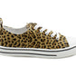 Womens Canvas Trainers Leopard Print Lace Up Baseball Sneakers Ladies Flat Low Top Fashion Trainer Pumps