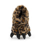 Womens Plush Claw Slippers Animal Paw Novelty Warm Furry Leopard Print House Shoes Ladies Winter Slip On Soft Indoor Slippers