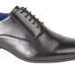 Mens 5 Eyelet Plain Oxford Tie Shoes with Leather Lining Black SIZE UK 7