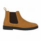 Mens Tan Suede Leather Chelsea Boots Slip On Elastic Gusset Smart Ankle Boot Shoes