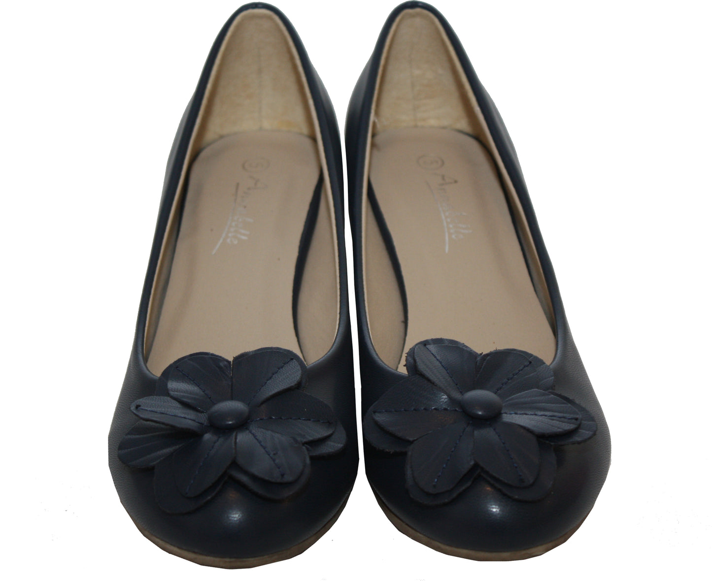 WOMENS LADIES LOW WEDGE HEEL BALLET PUMPS OFFICE WORK CASUAL COURT SHOES