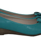 WOMENS LADIES LOW WEDGE HEEL BALLET PUMPS OFFICE WORK CASUAL COURT SHOES SIZE UK 4