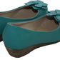 WOMENS LADIES LOW WEDGE HEEL BALLET PUMPS OFFICE WORK CASUAL COURT SHOES SIZE UK 4