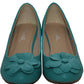 WOMENS LADIES LOW WEDGE HEEL BALLET PUMPS OFFICE WORK CASUAL COURT SHOES SIZE UK 4