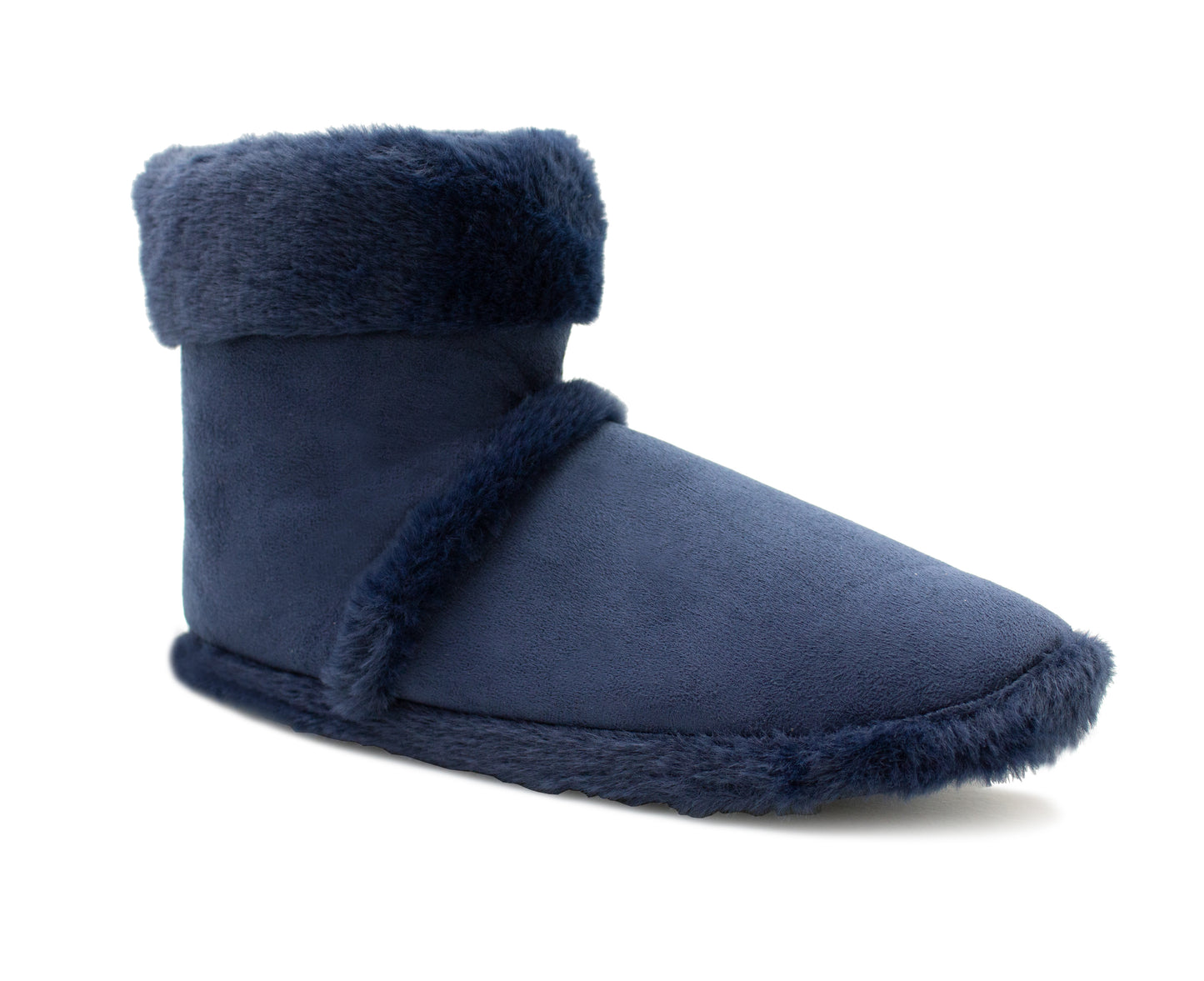 Mens Ankle Slipper Boots Warm Faux Fur Lined Winter Booties Lightweight Cosy Plush Fur Indoor House Shoes