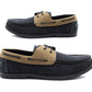 Mens Boat Shoes Lace Up Flat Deck Shoe Two Tone Casual Smart Gents Sailing Loafers
