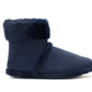 Mens Ankle Slipper Boots Warm Faux Fur Lined Winter Booties Lightweight Cosy Plush Fur Indoor House Shoes