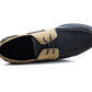 Mens Boat Shoes Lace Up Flat Deck Shoe Two Tone Casual Smart Gents Sailing Loafers
