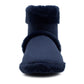 Mens Ankle Slipper Boots Warm Faux Fur Lined Winter Booties Lightweight Cosy Plush Fur Indoor House Shoes