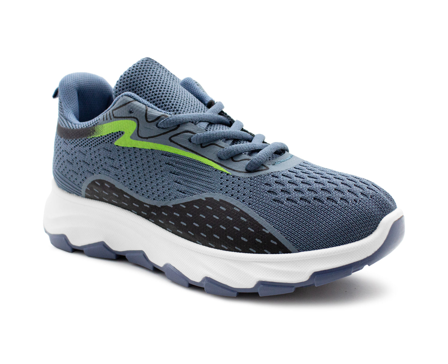 Womens Breathable Mesh Trainers Lace Up Ladies Casual Flat Walking Active Running Gym Sneaker Pumps Fashion Trainers Navy