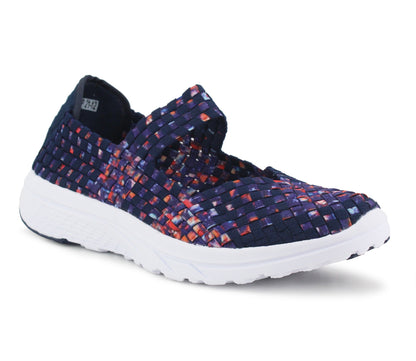 Womens Ladies Super Lightweight Memory Foam Comfort Elastic Slip On Sneaker Pumps Running Fitness Sports Trainers