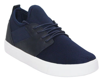 Mens Air Tech Lace up Running Fitness Sports Gym Sneakers Trainers Shoes SIZE UK 10 NAVY/WHITE
