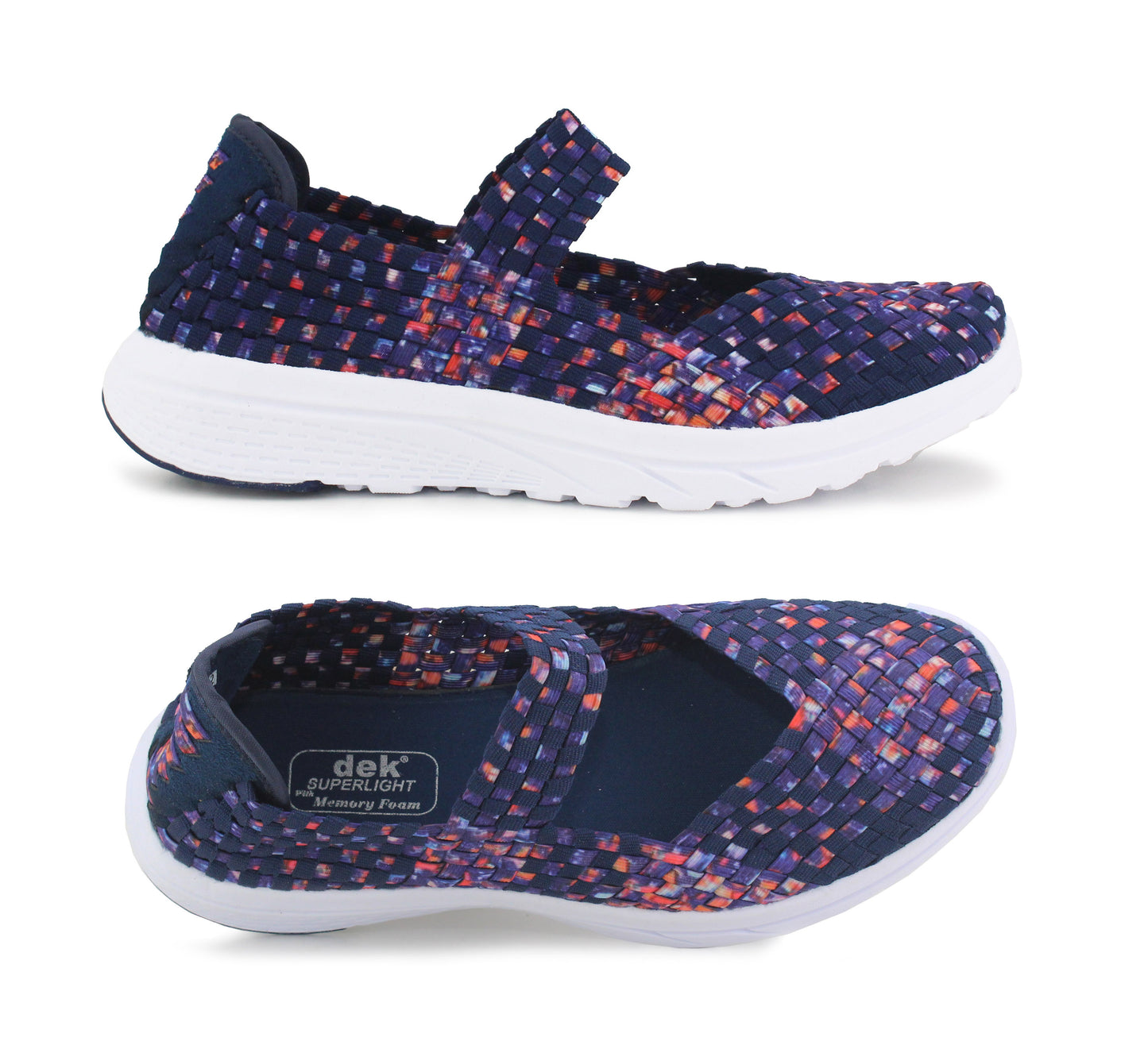 Womens Ladies Super Lightweight Memory Foam Comfort Elastic Slip On Sneaker Pumps Running Fitness Sports Trainers