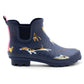 Womens Waterproof Ankle Boots Wellingtons Ladies Slip On Short Chelsea Rain Boots Festival Gardening Wellie Boots