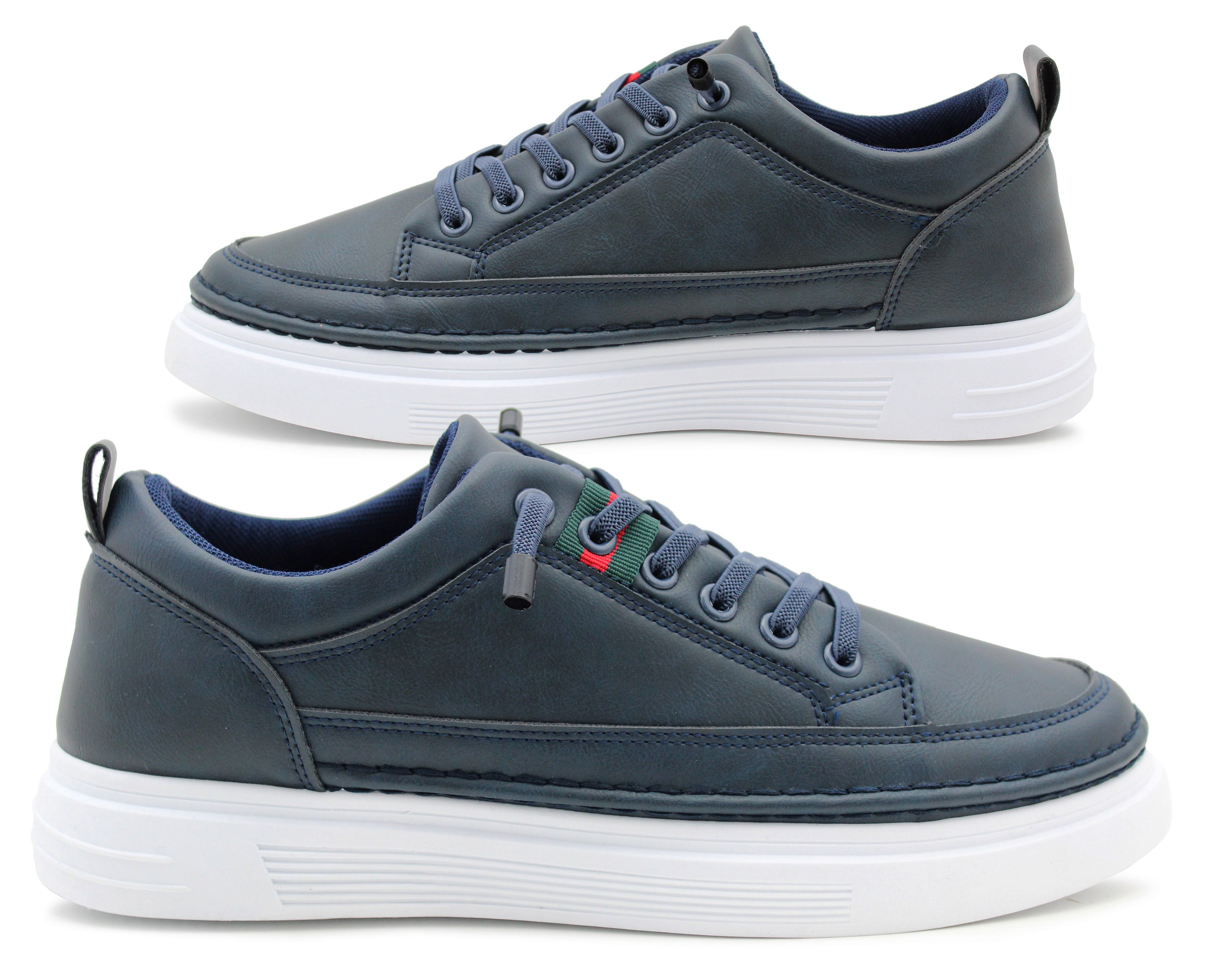 Mens navy smart trainers online