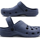 Mens Lightweight Navy EVA Clogs Breathable Slip On Garden Beach Hospital Nurse Kitchen Water Shoes Mules Sandals