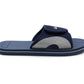 Unisex Lightweight Navy Slides Touch Fasten Casual Beach Summer Pool Flip Flop Sandals