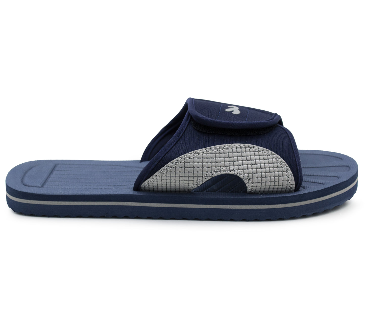 Unisex Lightweight Navy Slides Touch Fasten Casual Beach Summer Pool Flip Flop Sandals