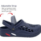 Mens Clogs Breathable Lightweight EVA Garden Sandals Slippers Hospital Clog Pool Shower Holiday Beach Mule Water Shoes Navy